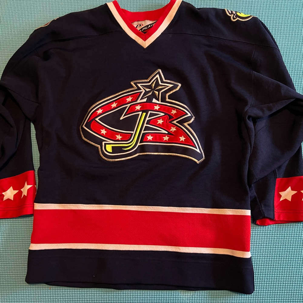 Vintage Adult Columbus Blue Jackets Jersey